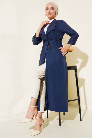 Tünelli Kap Lacivert - Trençkot