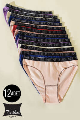 Tutku Bayan 12′li Kleopatra Bikini Kombin - Slip Külot