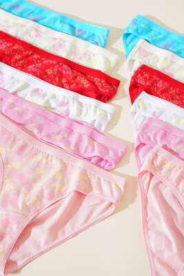 Tutku Bayan 12'li Naz Bikini Kombin - Slip Külot