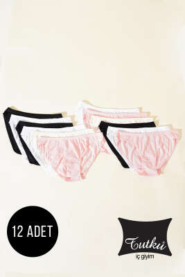 Tutku Bayan 12'li Sofia Bikini Kombin - Slip Külot
