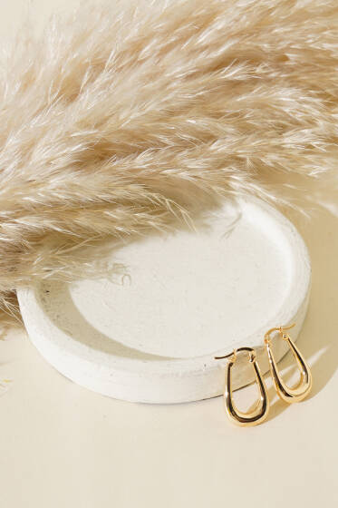 U Küpe Gold - Küpe