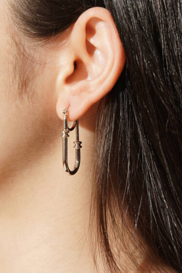 U Model Küpe Gümüş - Küpe