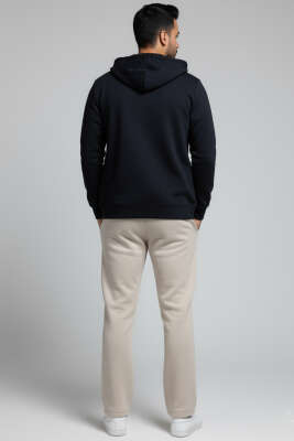 Üç İplik Erkek Eşofman Altı Taş - Erkek Eşofman Alt