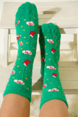 Unisex Yılbaşı Sakallı Soket Çorap Asorti 3 - ÜNAL ÇORAP