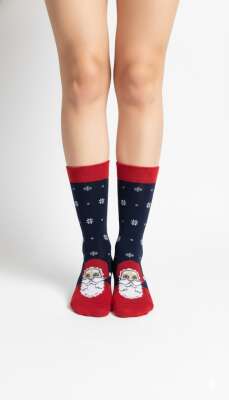 Unisex Yılbaşı Soket Çorap Asorti 7 - Soket Çorap