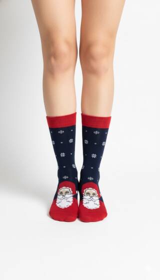 Unisex Yılbaşı Soket Çorap Asorti 7 - Soket Çorap