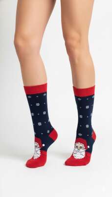 Unisex Yılbaşı Soket Çorap Asorti 7 - Soket Çorap