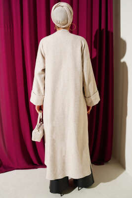 Uzun Cepli Kaşe Kap Bej - Dış Giyim&Mont