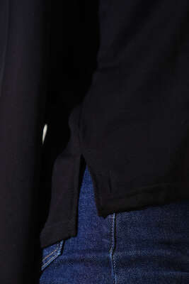 Uzun Kol Pamuklu Body Siyah - Kadın Giyim Modelleri