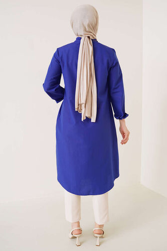 Uzun Model Klasik Yaka Saks Tunik - 300-500 TL Ürünler