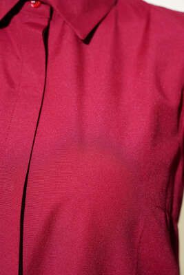 Uzun Model Klasik Yaka Tunik Bordo - 300-500 TL Ürünler