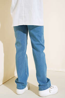 Uzun Salaş Kot Pantolon Açık Mavi - 300-500 TL Ürünler