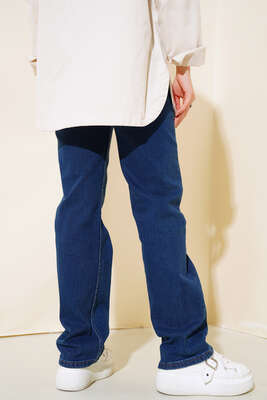 Uzun Salaş Kot Pantolon Koyu Mavi - 300-500 TL Ürünler