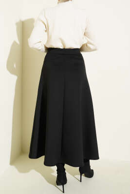 Uzun Scuba Etek Siyah - Etek