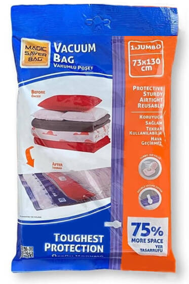 Vakumlu Hurç Jumbo Şeffaf - Hurç