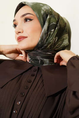 Van Gogh Serisi Modal Eşarp Haki - Başörtüsü