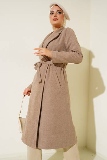 Vatkalı Kaşe Kaban Latte - Kaban