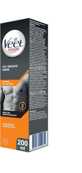 Veet Men Tüy Dökücü Krem 200 ml Normal Ciltler - Yılın Fırsatı