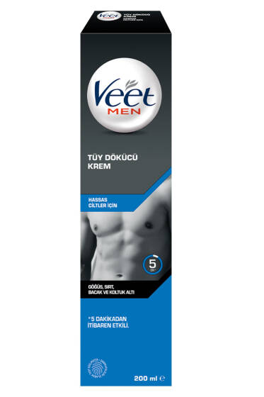 Veet Men Tüy Dökücü Krem Hassas Ciltler 100 ML - Tüy Dökücü