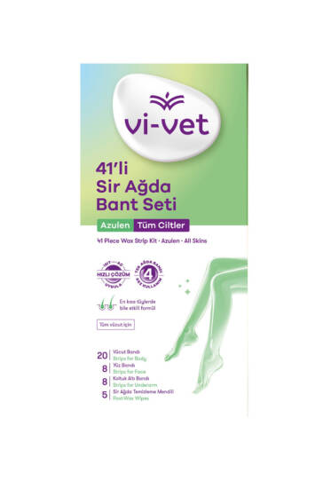 Vi-Vet 41'Lİ Sir Ağda Bant Seti Azulen - Ağda Bantları