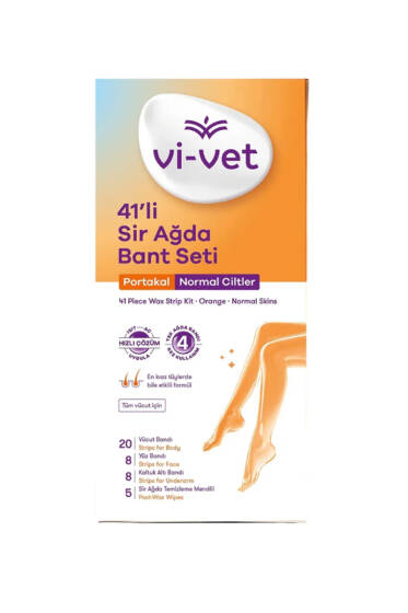 Vi-Vet 41'Lİ Sir Ağda Bant Seti Portakal - Ağda Bantları