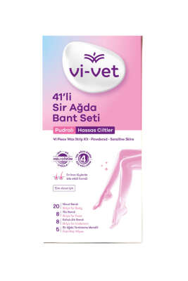 Vi-Vet 41'Lİ Sir Ağda Bant Seti Pudralı - Vİ-VET