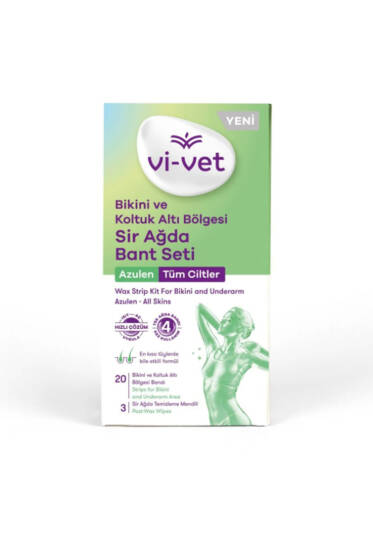 Vi-Vet Bikini Ve Koltuk Altı Bölgesi Sir Ağda Seti - Ağda Bantları