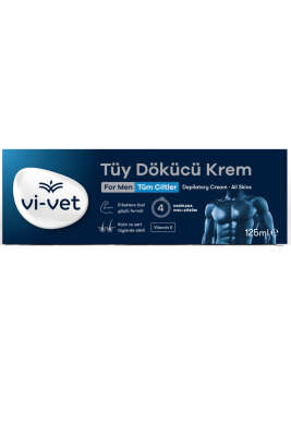 Vi-Vet Erkek Tüy Dökücü Krem 125 ml - Tüy Dökücü