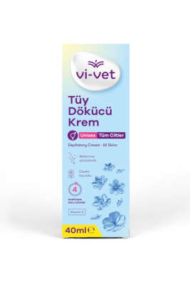 Vi-Vet Tüy Dökücü Krem Tüm Ciltler 40 ml - Vİ-VET