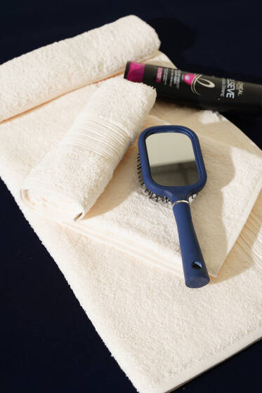 Vina Banyo Havlu 2'li Takım Ekru - HAVLU TAKIMLARI