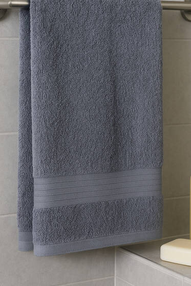 Vina Banyo Havlusu Füme - Banyo Havlusu