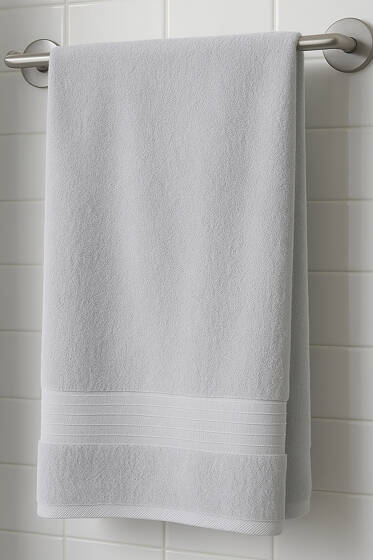 Vina Banyo Havlusu Gri - Banyo Havlusu