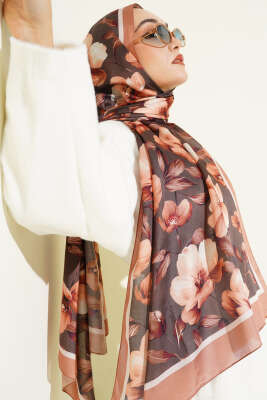 Vintage Flowers Şal Latte 