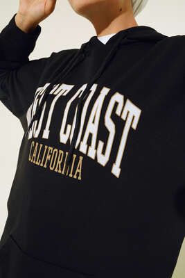 West Coast Baskılı Tunik Siyah - Tunik