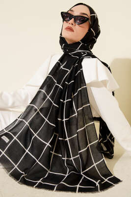 Winter Desenli Bambu Şal Asorti 10 - Başörtüsü