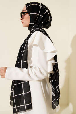 Winter Desenli Bambu Şal Asorti 10 - Başörtüsü