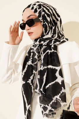 Winter Desenli Bambu Şal Asorti 4 - Başörtüsü