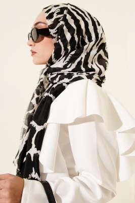 Winter Desenli Bambu Şal Asorti 4 - Başörtüsü