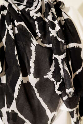 Winter Desenli Bambu Şal Asorti 4 - Başörtüsü