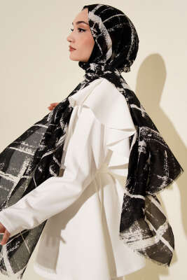 Winter Desenli Bambu Şal Asorti 8 - Başörtüsü