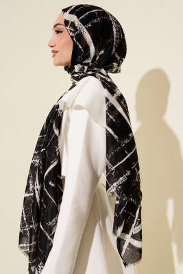 Winter Desenli Bambu Şal Asorti 8 - Başörtüsü