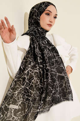 Winter Desenli Bambu Şal Asorti 9 - SİNEM EŞARP