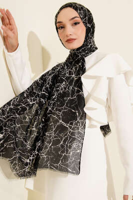 Winter Desenli Bambu Şal Asorti 9 - Başörtüsü