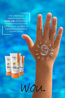 Wou Çocuk Güneş Kremi 50 ml - Güneş Kremi