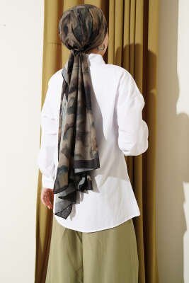 Yaka Bağlama Detaylı Gömlek Beyaz - Gömlek