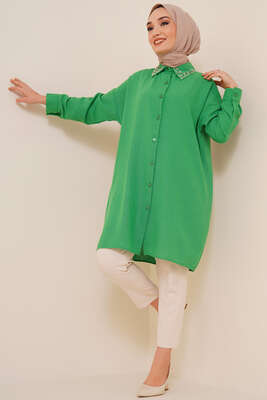 Yaka Taşlı Gömlek Benetton - Gömlek