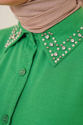 Yaka Taşlı Gömlek Benetton - Gömlek