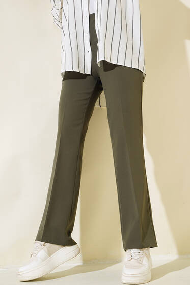 Yan Fermuarlı Pantolon Mint - Pantolon