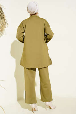 Yan Parça Bağlamalı Scuba İkili Takım Çağla Yeşili - Günün Seçilenleri