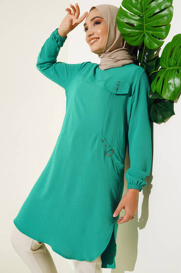 Yan Tek Cepli Ayrobin Tunik Benetton - Tunik